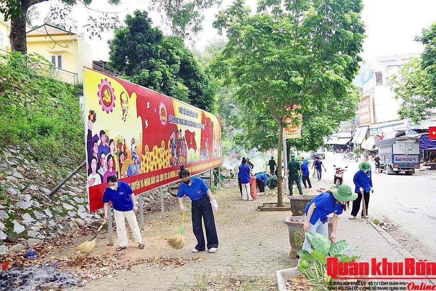 Đoàn Kinh tế- Quốc phòng 5 (Quân khu 4) chung tay bảo vệ môi trường