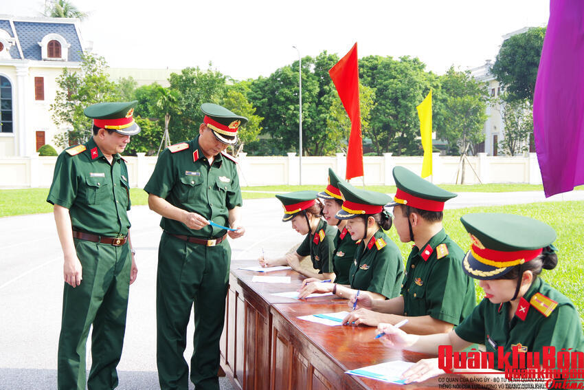 Bộ Tham mưu Quân khu 4: Kiểm tra huấn luyện tại chức cơ quan năm 2026