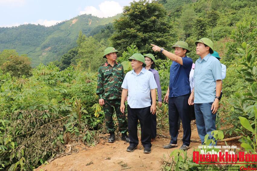 Tập trung xử lý điểm sạt lở, ổn định nơi ở cho người dân xã Yên Na, tỉnh Nghệ An