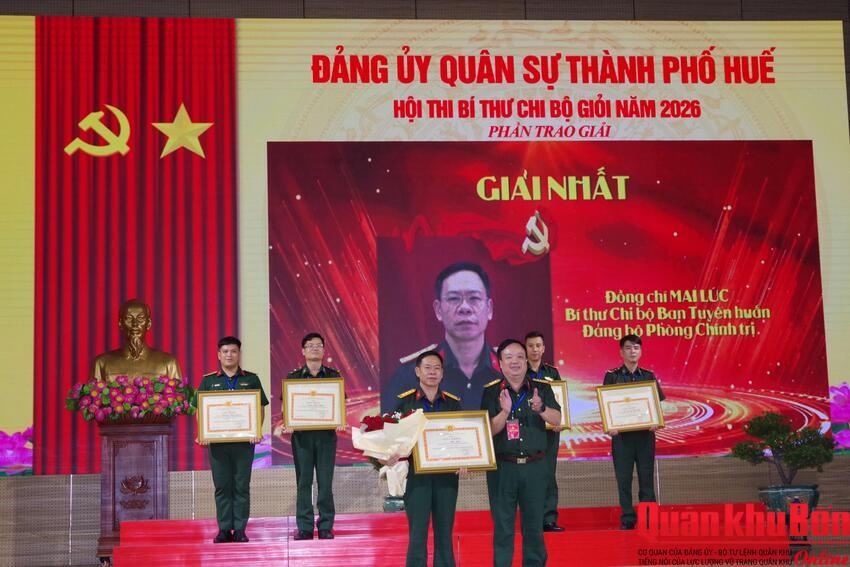 Đảng ủy quân sự thành phố Huế: Nâng cao năng lực lãnh đạo của đội ngũ bí thư chi bộ