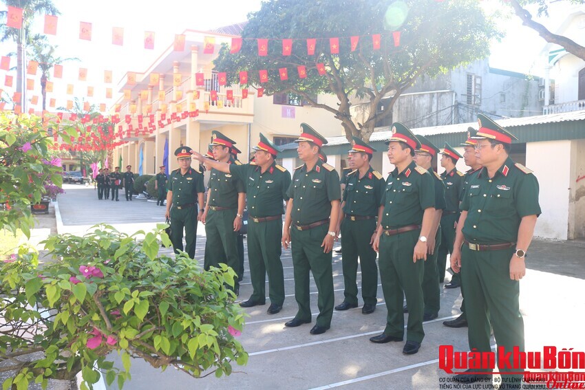 Bộ Tư lệnh Quân khu 4 kiểm tra công tác chuẩn bị khai giảng năm học mới tại Phân hiệu 2, Trường Thiếu sinh quân miền Trung