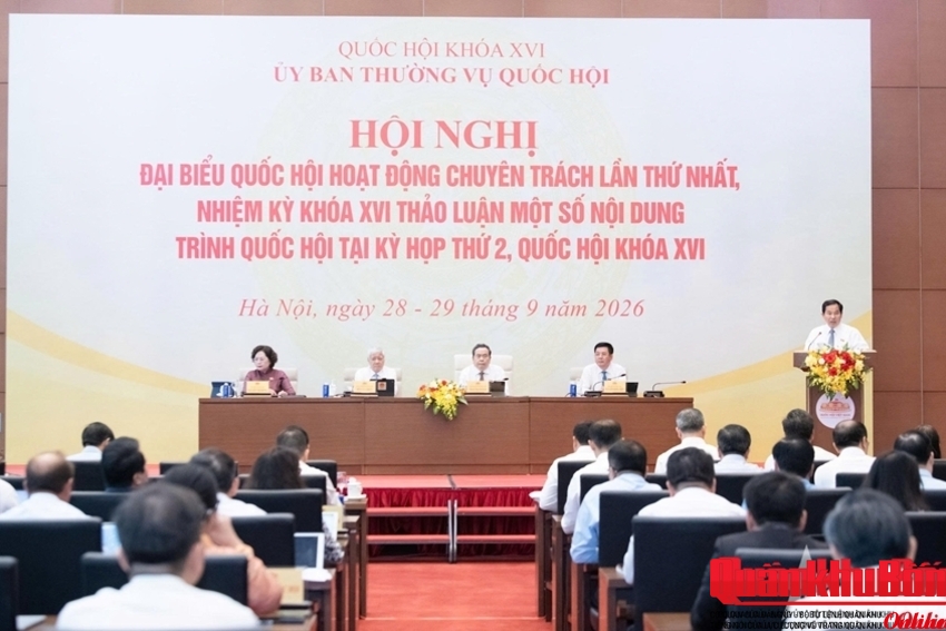 Khai mạc Hội nghị đại biểu Quốc hội hoạt động chuyên trách lần thứ nhất, nhiệm kỳ khóa XVI