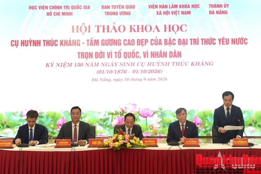 Hội thảo khoa học “Cụ Huỳnh Thúc Kháng - Tấm gương cao đẹp của bậc đại trí thức yêu nước, trọn đời vì Tổ quốc, vì Nhân dân”