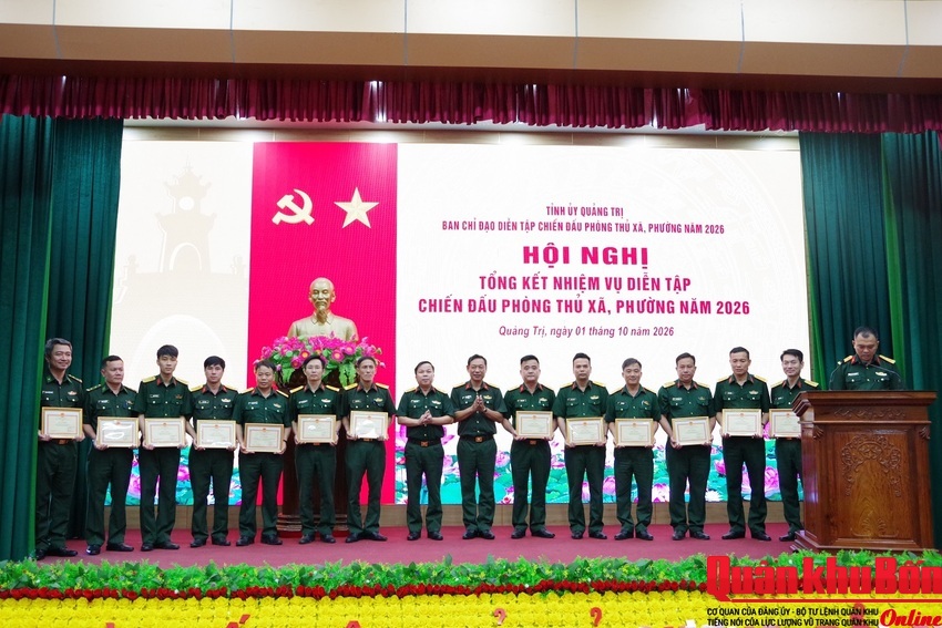 Ban Chỉ đạo diễn tập tỉnh Quảng Trị: Hội nghị tổng kết nhiệm vụ diễn tập chiến đấu phòng thủ