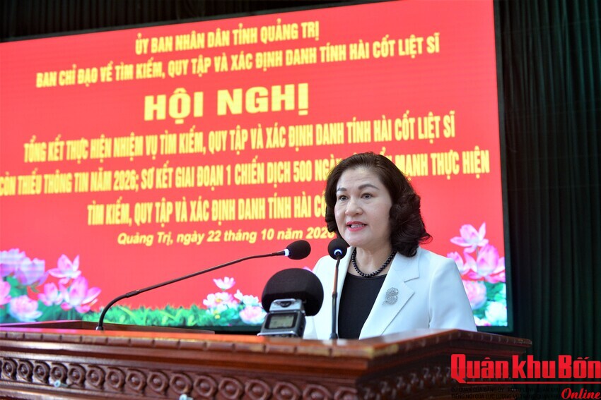 Tỉnh Quảng Trị: Quy tập 220 hài cốt liệt sĩ trong thực hiện 'Chiến dịch 500 ngày đêm”