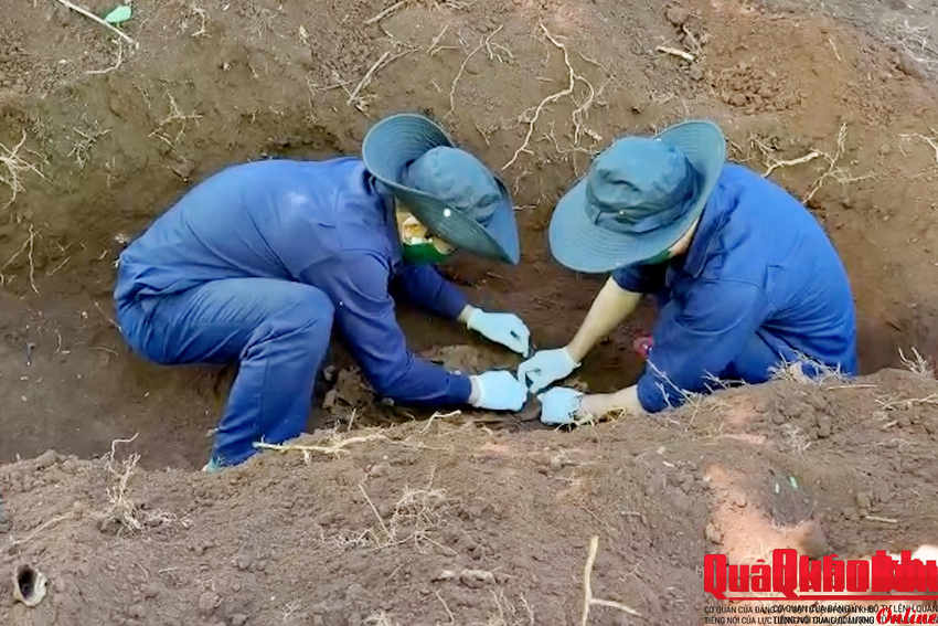 Đội 192 tìm kiếm, quy tập 01 hài cốt liệt sĩ tại huyện Thà tèng, tỉnh Sêkông – Lào