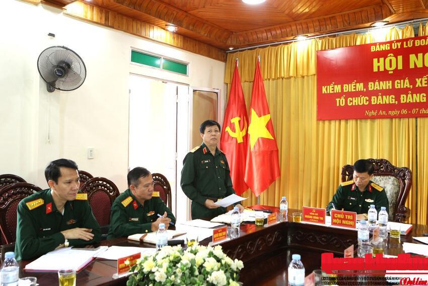 Đảng ủy Lữ đoàn Pháo binh 16: Hội nghị kiểm điểm, đánh giá, xếp loại chất lượng tổ chức đảng, đảng viên