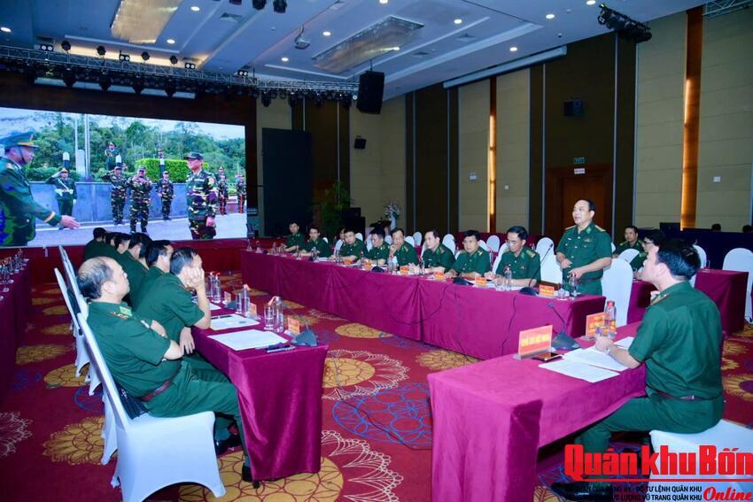 Trung tướng Vũ Trung Kiên kiểm tra công tác chuẩn bị Giao lưu hữu nghị Quốc phòng biên giới Việt Nam - Lào lần thứ 3