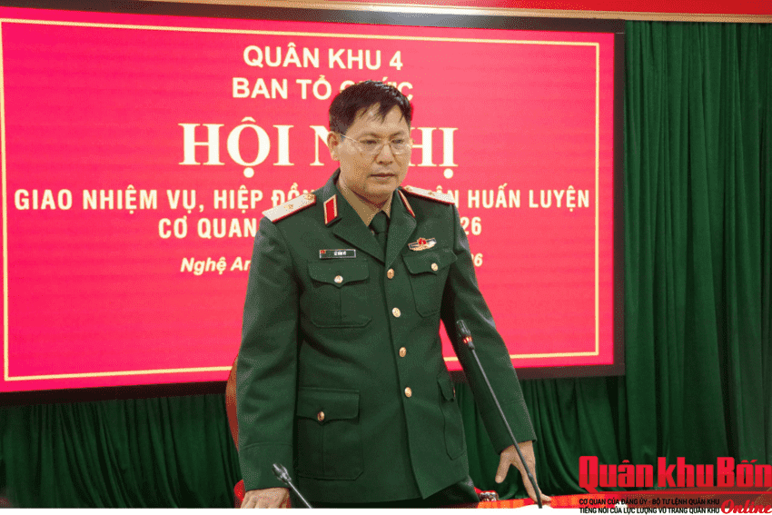 Quân khu 4 hiệp đồng tổ chức Lễ ra quân huấn luyện năm 2026