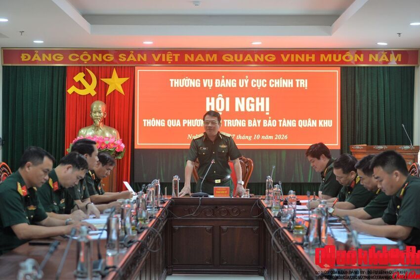 Thường vụ Đảng ủy Cục Chính trị Quân khu 4: Thông qua phương án trưng bày Bảo tàng Quân khu 4
