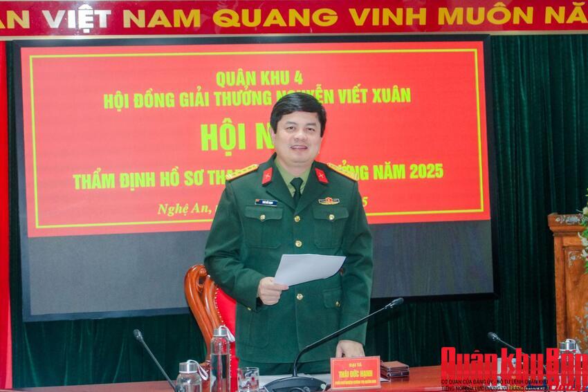 ​​​​​​​139 hồ sơ tham gia Giải thưởng Nguyễn Viết Xuân Quân khu năm 2025