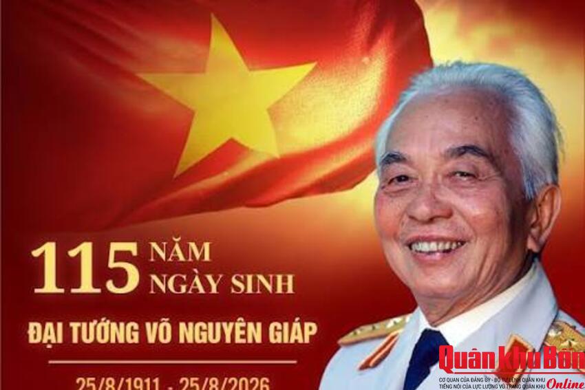 Kỷ niệm 115 năm Ngày sinh Đại tướng Võ Nguyên Giáp (25/8/1911 – 25/8/2026)