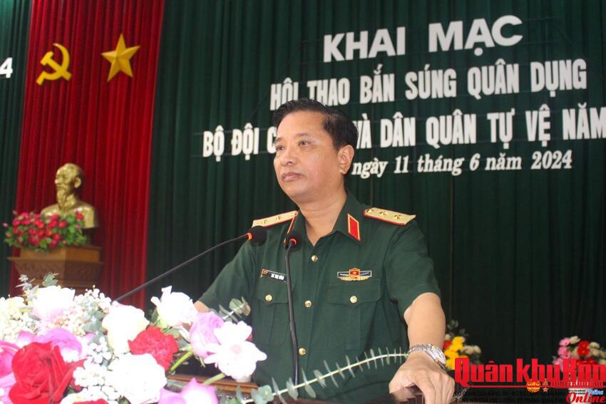 Quân khu 4: Khai mạc Hội thao Hội thao bắn súng quân dụng