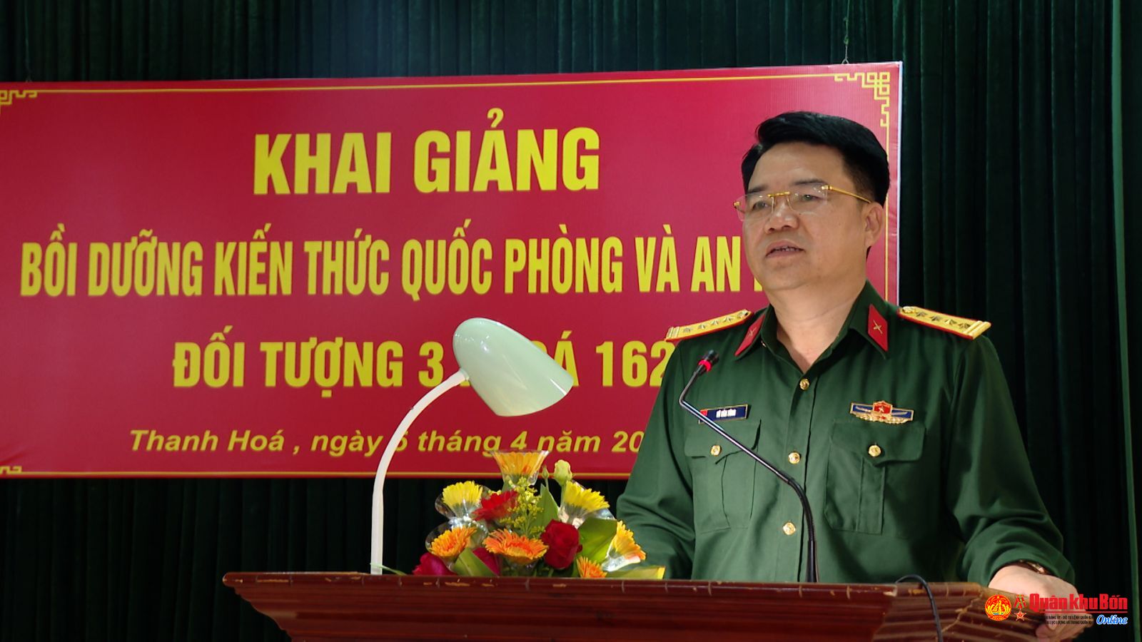 Thanh Hóa: Bồi dưỡng kiến thức quốc phòng, an ninh (Khóa 162)