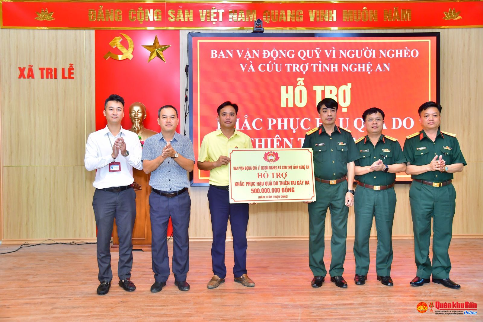 Tỉnh Nghệ An thăm, động viên, hỗ trợ người dân khắc phục hậu quả thiên tai, bão lũ