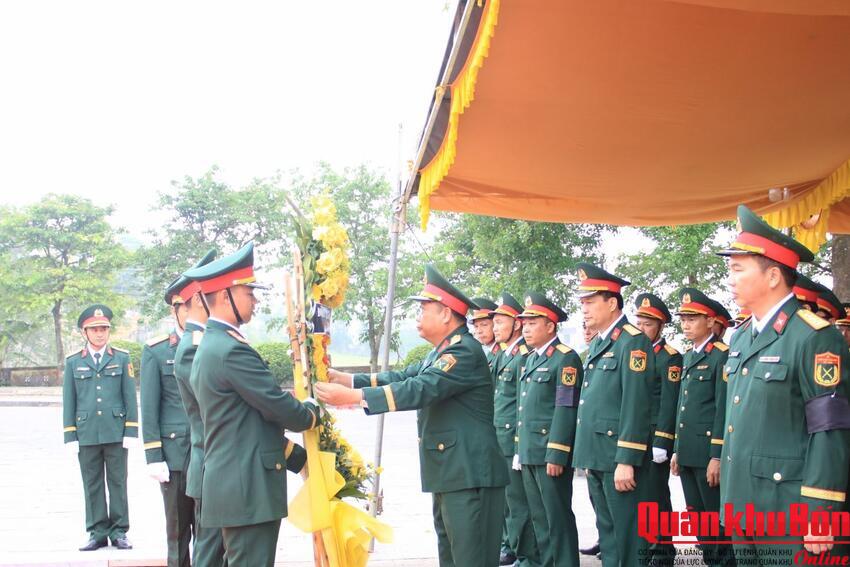 Đoàn Kinh tế - Quốc phòng 337: Tổ chức Lễ truy điệu và an táng 08 Hài cốt Liệt sĩ