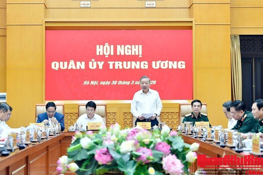 Tổng Bí thư Tô Lâm chủ trì Hội nghị Quân ủy Trung ương