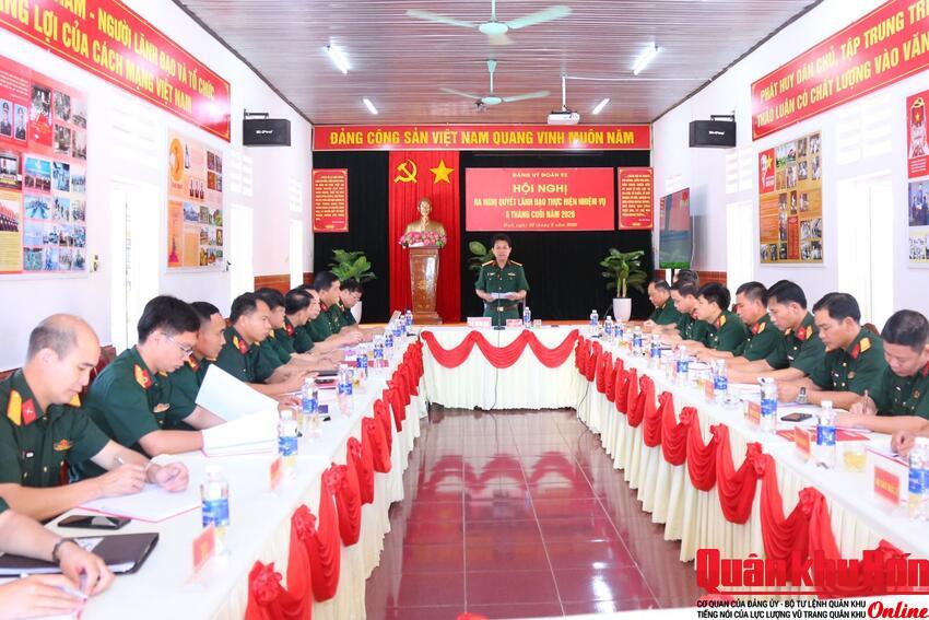 Đảng ủy Đoàn Kinh tế - Quốc phòng 92 ra nghị quyết lãnh đạo thực hiện nhiệm vụ 6 tháng cuối năm 2026