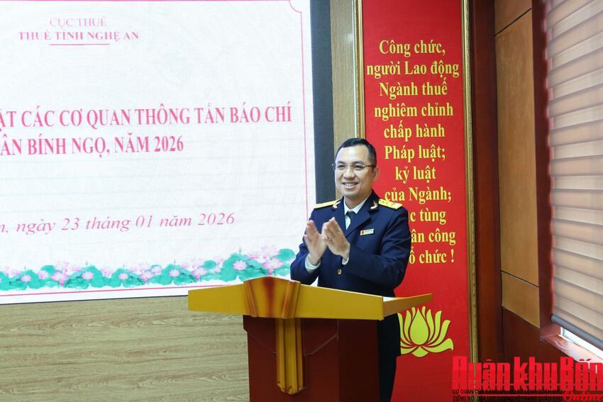 Thuế Nghệ an thu ngân sách nội địa gần 30.000 tỷ đồng năm 2025