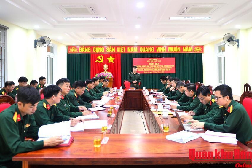 Quân khu 4 kiểm tra kết quả thực hiện công tác 1389 tại Đoàn Kinh tế - Quốc phòng 337