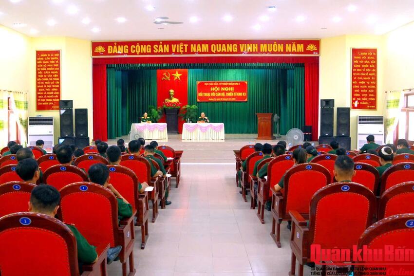 Cục Hậu cần - Kỹ thuật Quân khu 4 đối thoại dân chủ với cán bộ, chiến sĩ Kho K3