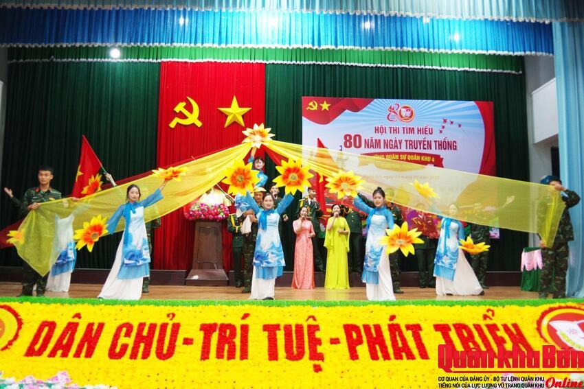 Hội thi “Tìm hiểu lịch sử 80 năm Ngày truyền thống Trường Quân sự Quân khu 4”