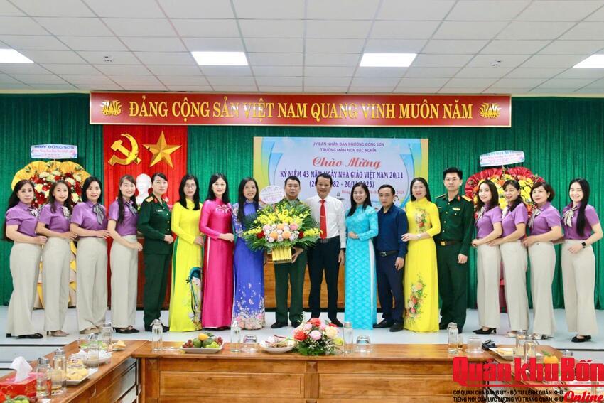 Kho K3, Cục Hậu cần - Kỹ thuật chúc mừng các Nhà trường nhân kỷ niệm 43 năm Ngày Nhà giáo Việt Nam