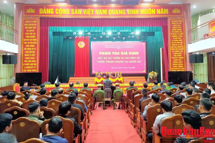 Phiên tòa giả định xét xử vụ án “Trốn tránh nghĩa vụ quân sự”