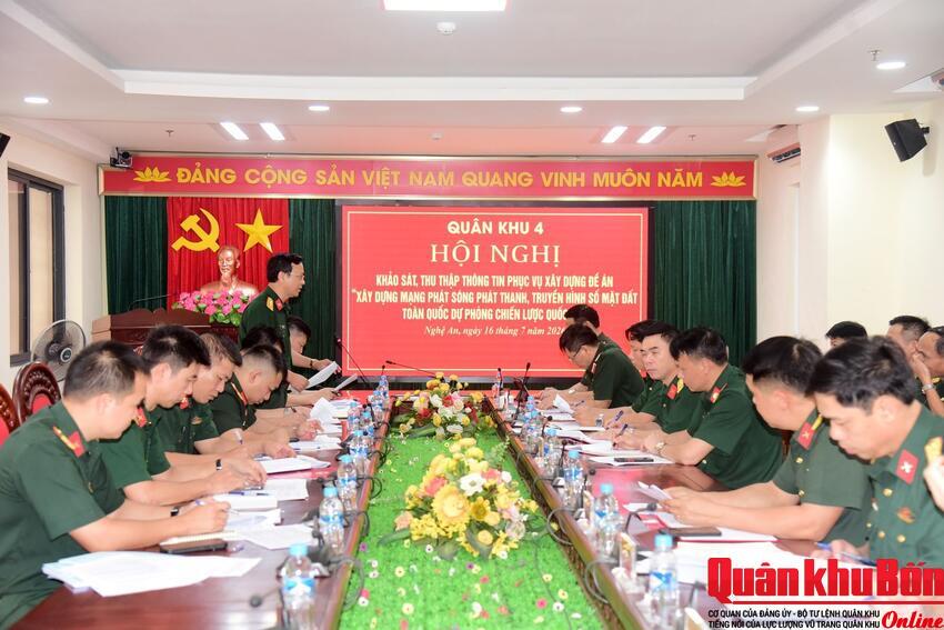 Khảo sát xây dựng mạng phát sóng phát thanh, truyền hình số mặt đất dự phòng chiến lược quốc gia