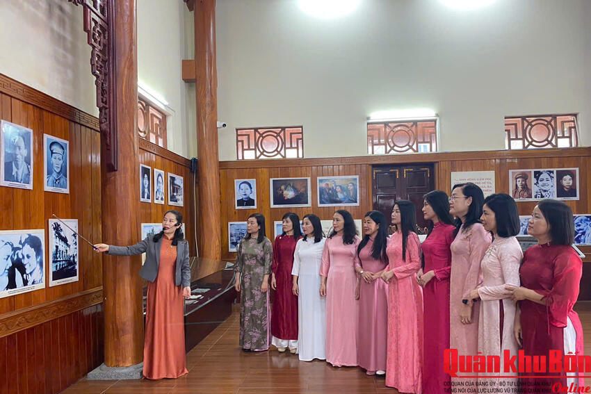 Bảo tàng Quân khu 4 nhiều hoạt động thiết thực hướng tới Ngày Quốc tế phụ nữ