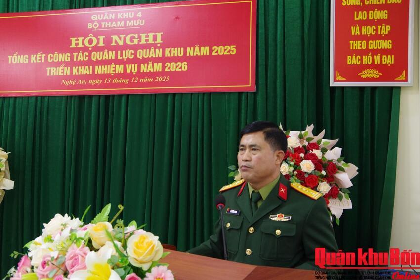 Quân khu 4: Triển khai nhiệm vụ Quân lực năm 2026