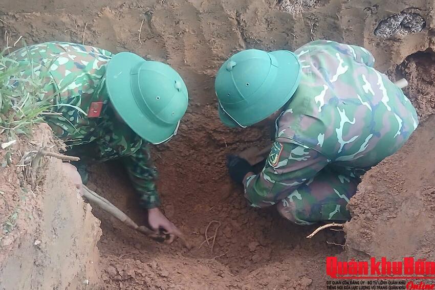 Đoàn Kinh tế - Quốc phòng 337: Quy tập được 01 hài cốt liệt sỹ