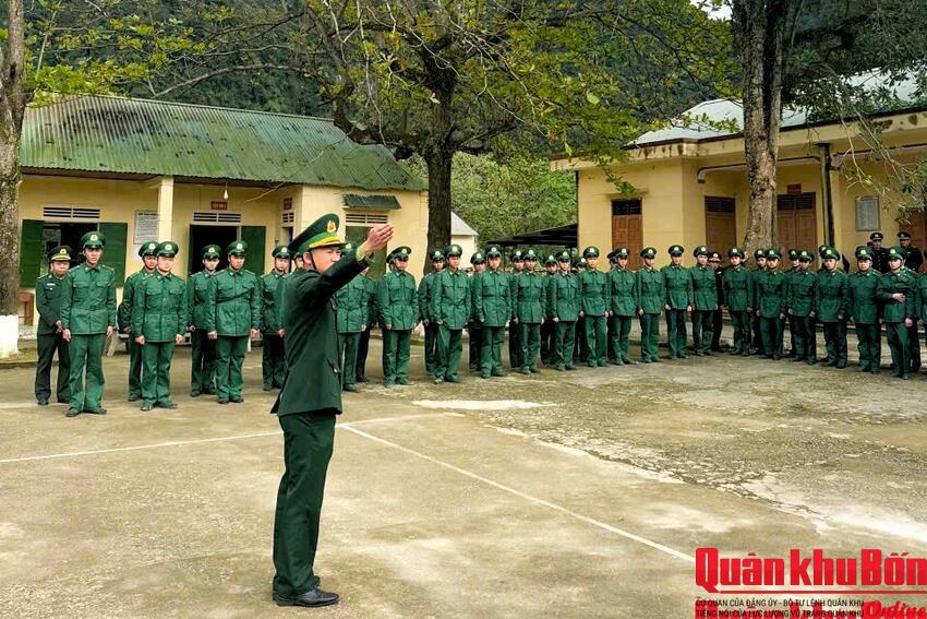 Những tuần đầu trong quân ngũ của các chiến sĩ Biên phòng