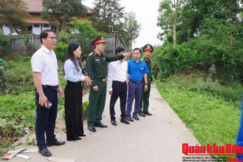Sư đoàn 968 phối hợp tuổi trẻ Quảng Trị chung tay xây dựng nông thôn mới