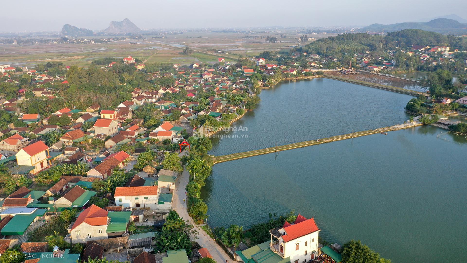 Một góc xã nông thôn mới Vĩnh Thành (Yên Thành). Ảnh: Sách Nguyễn