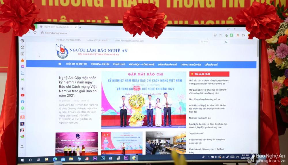 Khai trương Trang Thông tin điện tử của Hội Nhà báo tỉnh Nghệ An ảnh 5