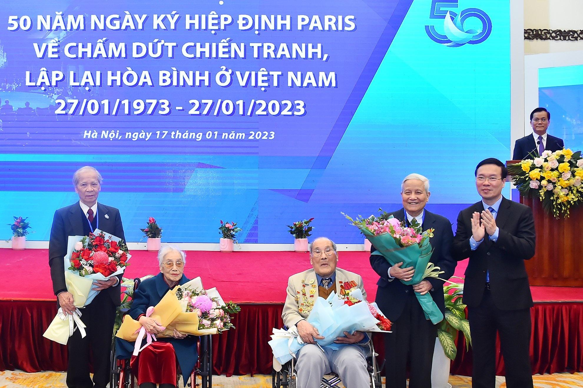 Bà Nguyễn Thị Bình: 'Hiệp định Paris là thắng lợi quyết định đi đến thống nhất đất nước' - ảnh 4