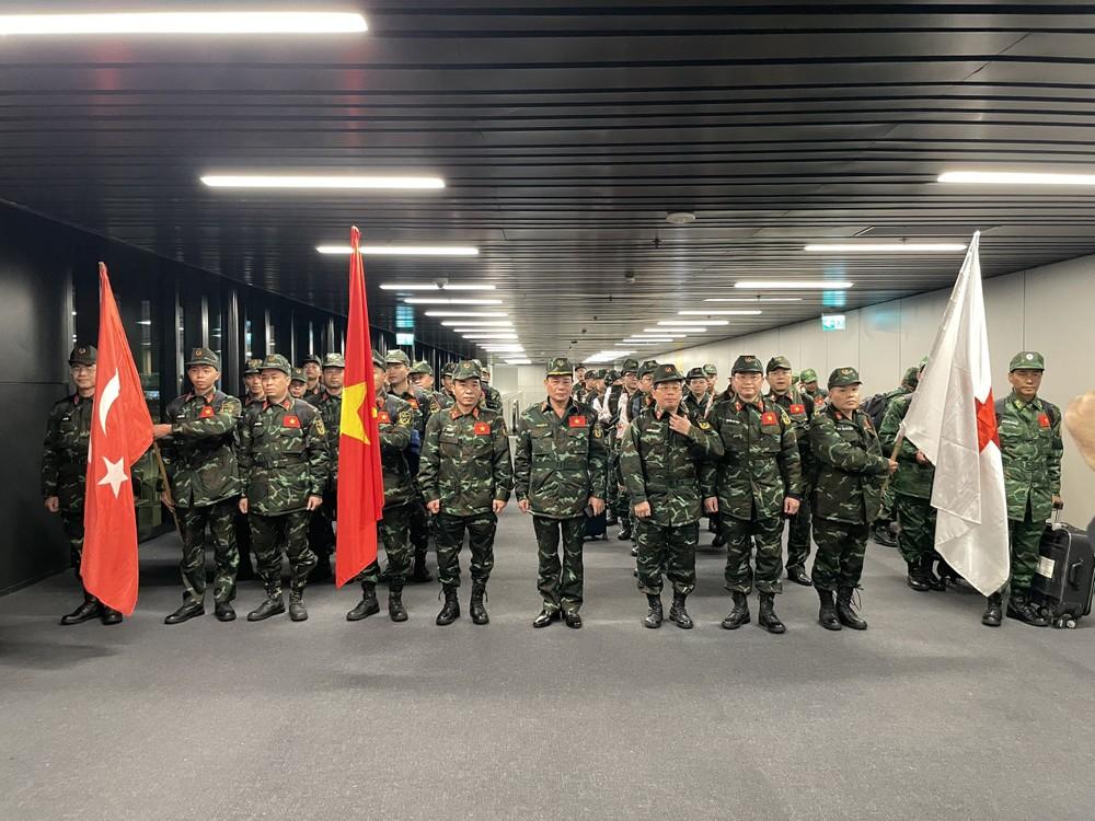 76 sĩ quan Bộ Quốc phòng Việt Nam đến tỉnh Hatay giáp biên giới Syria làm công tác cứu hộ ảnh 2