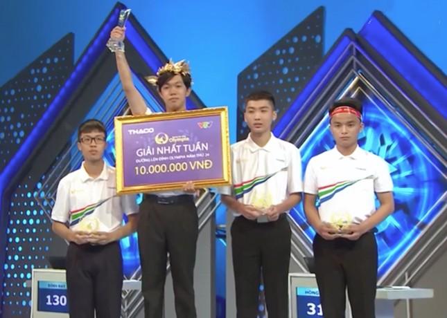 Nam sinh Quảng Bình giành vòng nguyệt quế Đường lên đỉnh Olympia ảnh 2