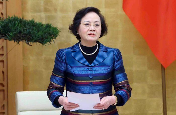 Bộ trưởng Nội vụ Phạm Thị Thanh Trà. Ảnh: T.V