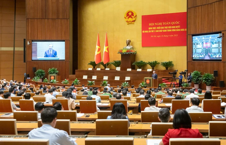Tổng Bí thư: Vượt qua tâm lý vùng miền khi sáp nhập, hướng tầm nhìn 'đất nước là quê hương' - Ảnh 3.