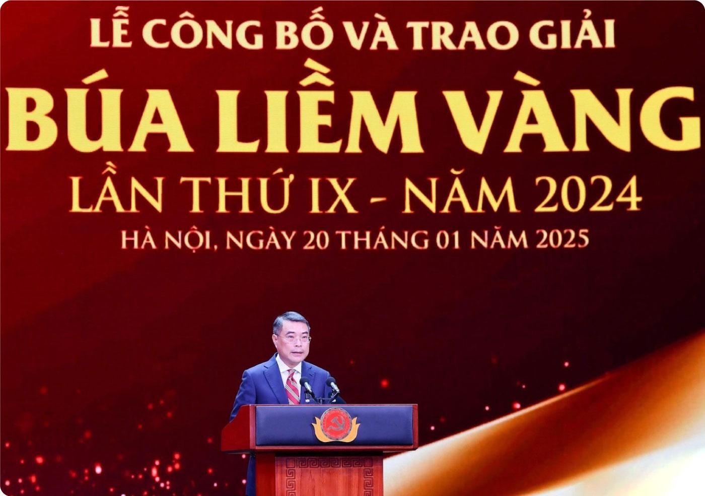 Giải Búa liềm vàng: Khẳng định vai trò của báo chí trong kỷ nguyên vươn mình
