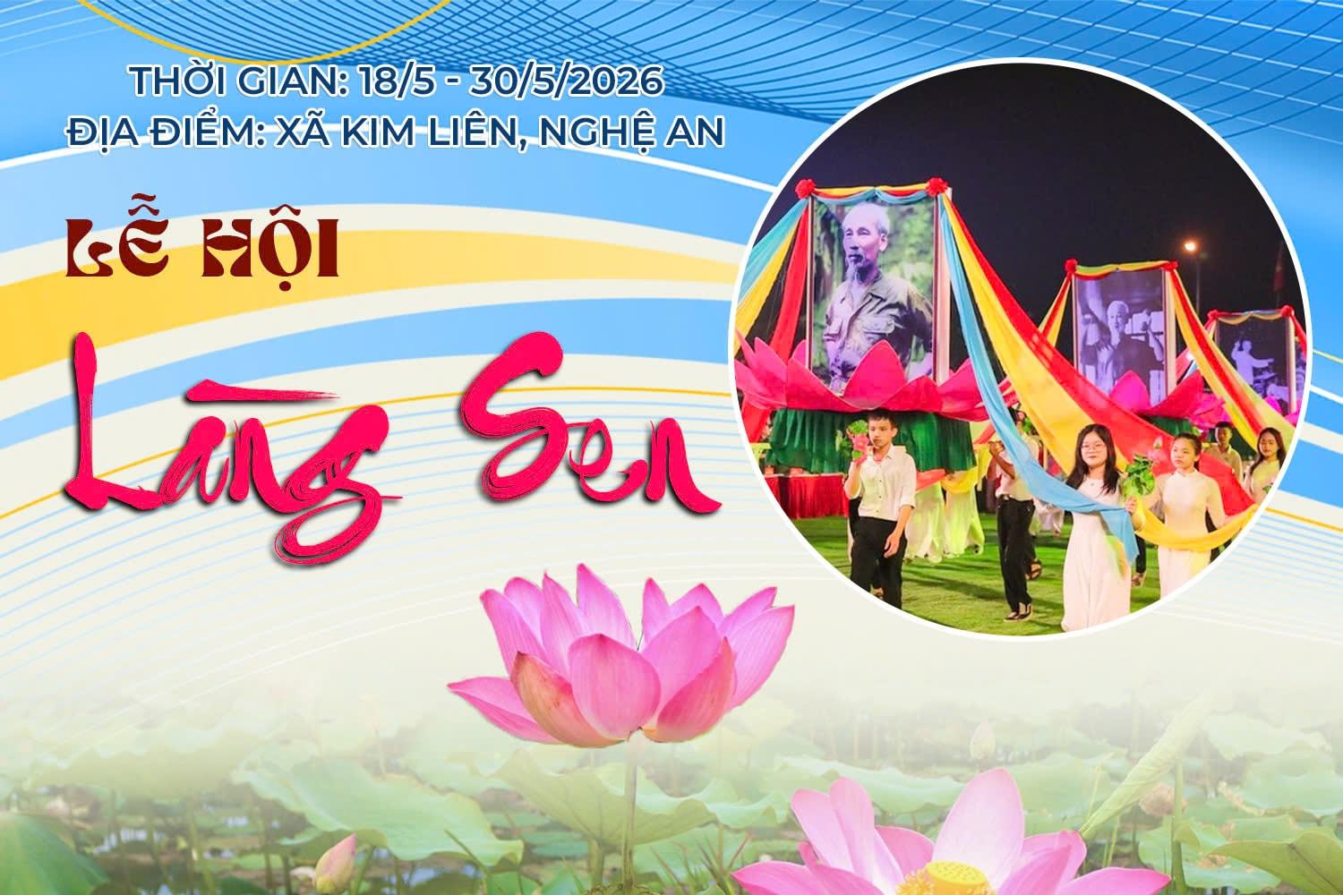 [Infographic] Toàn cảnh chuỗi hoạt động trọng tâm tại Lễ hội Làng Sen năm 2026