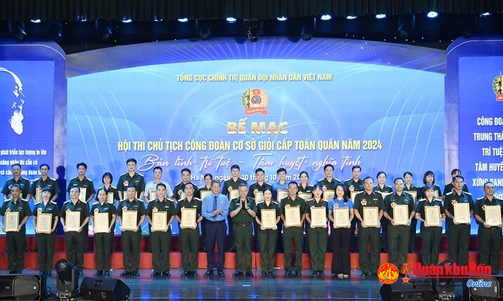 Bế mạc Hội thi Chủ tịch công đoàn cơ sở giỏi cấp toàn quân năm 2024