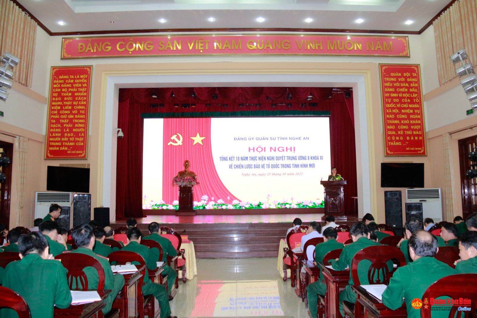 Đảng ủy Quân sự tỉnh Nghệ An tổng kết 10 năm thực hiện Nghị quyết ...