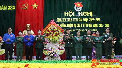 Sư đoàn 324 tổng kết hoạt động CTĐ & PTTN Sư đoàn giai đoạn 2022 - 2025