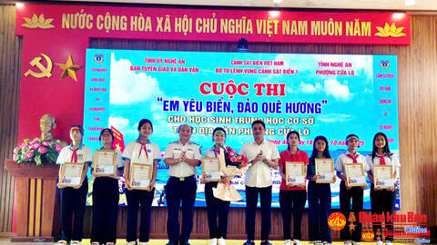 Cuộc thi “Em yêu biển, đảo quê hương” tại phường Cửa Lò