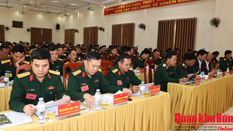 Khai mạc diễn tập Ban Chỉ huy Phòng thủ khu vực 1 – Vạn An và xã Yên Trung năm 2025