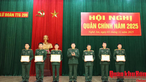 Lữ đoàn Tăng - Thiết giáp 206 (Quân khu 4): Hội nghị quân chính năm 2025