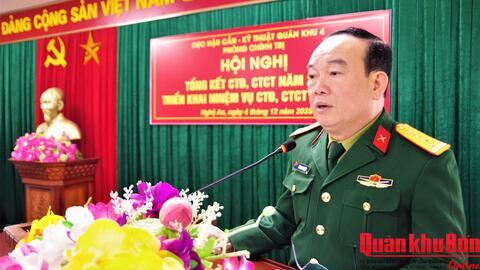 Cục Hậu cần – Kỹ thuật (Quân khu 4): Triển khai nhiệm vụ công tác Đảng, công tác chính trị năm 2026